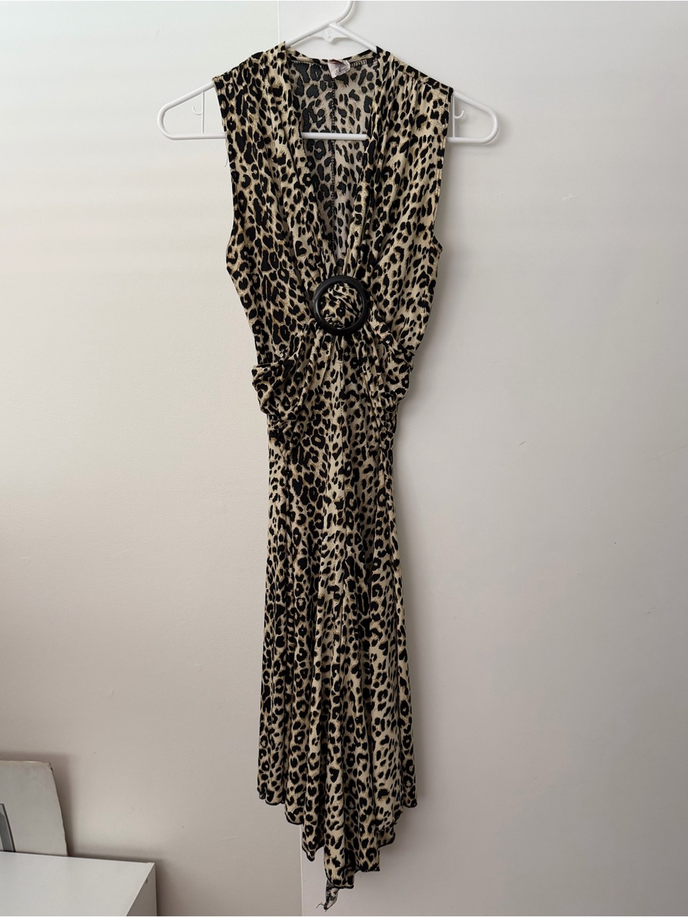 Y2K Leopard Print Dress